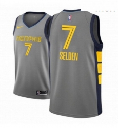 Men NBA 2018 19 Memphis Grizzlies 7 Wayne Selden City Edition Gray Jersey Men NBA 2018 19 Memphis Grizzlies 7 Wayne Selden City Edition Gray Jersey