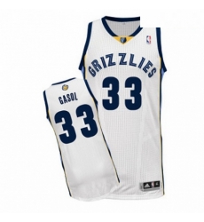 Mens Adidas Memphis Grizzlies 33 Marc Gasol Authentic White Home NBA Jersey Mens Adidas Memphis Grizzlies 33 Marc Gasol Authentic White Home NBA Jersey