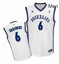 Mens Adidas Memphis Grizzlies 6 Mario Chalmers Swingman White Home NBA Jersey Mens Adidas Memphis Grizzlies 6 Mario Chalmers Swingman White Home NBA Jersey