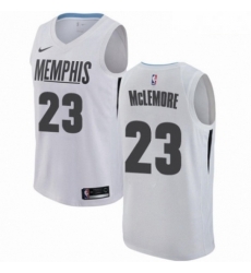 Mens Nike Memphis Grizzlies 23 Ben McLemore Authentic White NBA Jersey City Edition Mens Nike Memphis Grizzlies 23 Ben McLemore Authentic White NBA Jersey City Edition