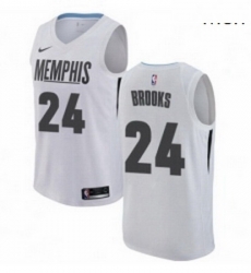 Mens Nike Memphis Grizzlies 24 Dillon Brooks Authentic White NBA Jersey City Edition Mens Nike Memphis Grizzlies 24 Dillon Brooks Authentic White NBA Jersey City Edition
