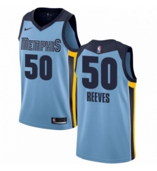 Mens Nike Memphis Grizzlies 50 Bryant Reeves Authentic Light Blue NBA Jersey Statement Edition Mens Nike Memphis Grizzlies 50 Bryant Reeves Authentic Light Blue NBA Jersey Statement Edition