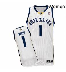 Womens Adidas Memphis Grizzlies 1 Jarell Martin Authentic White Home NBA Jersey Womens Adidas Memphis Grizzlies 1 Jarell Martin Authentic White Home NBA Jersey