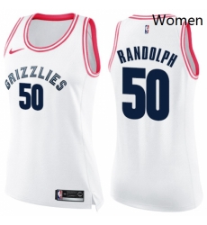 Womens Nike Memphis Grizzlies 50 Zach Randolph Swingman WhitePink Fashion NBA Jersey Womens Nike Memphis Grizzlies 50 Zach Randolph Swingman WhitePink Fashion NBA Jersey