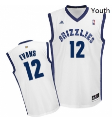 Youth Adidas Memphis Grizzlies 12 Tyreke Evans Swingman White Home NBA Jersey Youth Adidas Memphis Grizzlies 12 Tyreke Evans Swingman White Home NBA Jersey