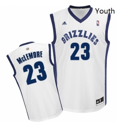 Youth Adidas Memphis Grizzlies 23 Ben McLemore Swingman White Home NBA Jersey Youth Adidas Memphis Grizzlies 23 Ben McLemore Swingman White Home NBA Jersey