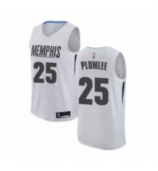 Youth Memphis Grizzlies 25 Miles Plumlee Swingman White Basketball Jersey City Edition Youth Memphis Grizzlies 25 Miles Plumlee Swingman White Basketball Jersey City Edition