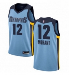 Youth Nike Memphis Grizzlies 12 Ja Morant Light Blue NBA Swingman Statement Edition Jersey Youth Nike Memphis Grizzlies 12 Ja Morant Light Blue NBA Swingman Statement Edition Jersey