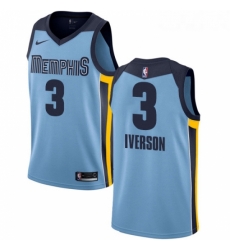 Youth Nike Memphis Grizzlies 3 Allen Iverson Swingman Light Blue NBA Jersey Statement Edition Youth Nike Memphis Grizzlies 3 Allen Iverson Swingman Light Blue NBA Jersey Statement Edition