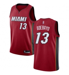 Heat 13 Bam Adebayo Red Basketball Swingman Statement Edition Jersey Heat 13 Bam Adebayo Red Basketball Swingman Statement Edition Jersey