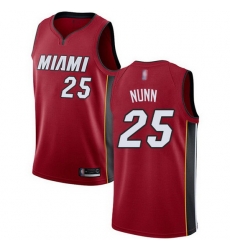 Heat 25 Kendrick Nunn Red Basketball Swingman Statement Edition Jersey Heat 25 Kendrick Nunn Red Basketball Swingman Statement Edition Jersey