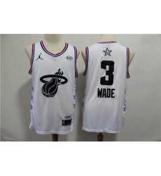 Heat 3 Dwyane Wade White 2019 NBA All Star Game Jordan Brand Swingman Jersey Heat 3 Dwyane Wade White 2019 NBA All Star Game Jordan Brand Swingman Jersey