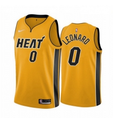 Men Miami Heat 0 Meyers Leonard Yellow NBA Swingman 2020 21 Earned Edition Jersey Men Miami Heat 0 Meyers Leonard Yellow NBA Swingman 2020 21 Earned Edition Jersey