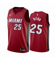 Men Miami Heat 25 Kendrick Nunn Red Statement Red Jersey Men Miami Heat 25 Kendrick Nunn Red Statement Red Jersey