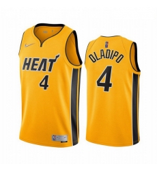 Men Miami Heat 4 Victor Oladipo Yellow NBA Swingman 2020 21 Earned Edition Jersey Men Miami Heat 4 Victor Oladipo Yellow NBA Swingman 2020 21 Earned Edition Jersey