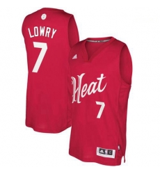 Men Miami Heat 7 Kyle Lowry Red 2016 2017 Christmas Day Stitched NBA Jersey Men Miami Heat 7 Kyle Lowry Red 2016 2017 Christmas Day Stitched NBA Jersey