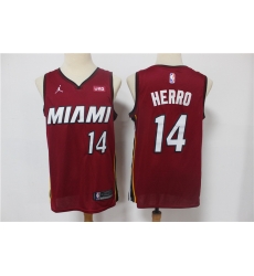 Men Miami Heat Tyler Herro 14 Red 2021 Jordan Brand Swingman Jersey Men Miami Heat Tyler Herro 14 Red 2021 Jordan Brand Swingman Jersey