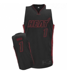 Mens Adidas Miami Heat 1 Chris Bosh Authentic Black BlackRed No NBA Jersey Mens Adidas Miami Heat 1 Chris Bosh Authentic Black BlackRed No NBA Jersey