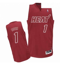 Mens Adidas Miami Heat 1 Chris Bosh Authentic Red Big Color Fashion NBA Jersey Mens Adidas Miami Heat 1 Chris Bosh Authentic Red Big Color Fashion NBA Jersey