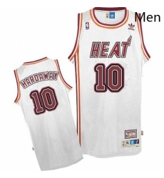Mens Adidas Miami Heat 10 Tim Hardaway Swingman White Throwback NBA Jersey Mens Adidas Miami Heat 10 Tim Hardaway Swingman White Throwback NBA Jersey