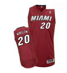 Mens Adidas Miami Heat 20 Justise Winslow Authentic Red Alternate NBA Jersey Mens Adidas Miami Heat 20 Justise Winslow Authentic Red Alternate NBA Jersey