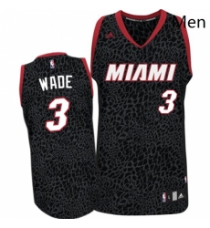 Mens Adidas Miami Heat 3 Dwyane Wade Swingman Black Crazy Light NBA Jersey Mens Adidas Miami Heat 3 Dwyane Wade Swingman Black Crazy Light NBA Jersey