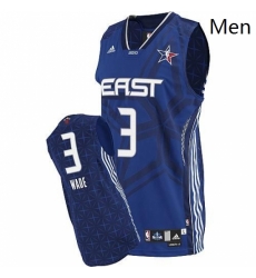 Mens Adidas Miami Heat 3 Dwyane Wade Swingman Blue 2010 All Star NBA Jersey Mens Adidas Miami Heat 3 Dwyane Wade Swingman Blue 2010 All Star NBA Jersey