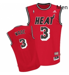 Mens Adidas Miami Heat 3 Dwyane Wade Swingman Red Hardwood Classics Nights NBA Jersey Mens Adidas Miami Heat 3 Dwyane Wade Swingman Red Hardwood Classics Nights NBA Jersey