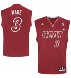 Mens Adidas Miami Heat 3 Dwyane Wade Swingman Red Pride NBA Jersey Mens Adidas Miami Heat 3 Dwyane Wade Swingman Red Pride NBA Jersey