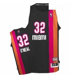 Mens Adidas Miami Heat 32 Shaquille ONeal Authentic Black ABA Hardwood Classic NBA Jersey Mens Adidas Miami Heat 32 Shaquille ONeal Authentic Black ABA Hardwood Classic NBA Jersey