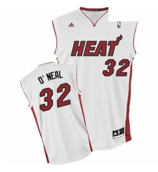 Mens Adidas Miami Heat 32 Shaquille ONeal Swingman White Home NBA Jersey Mens Adidas Miami Heat 32 Shaquille ONeal Swingman White Home NBA Jersey