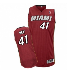Mens Adidas Miami Heat 41 Glen Rice Authentic Red Alternate NBA Jersey Mens Adidas Miami Heat 41 Glen Rice Authentic Red Alternate NBA Jersey