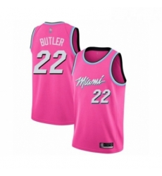 Mens Miami Heat 22 Jimmy Butler Pink Swingman Jersey Earned Edition Mens Miami Heat 22 Jimmy Butler Pink Swingman Jersey Earned Edition