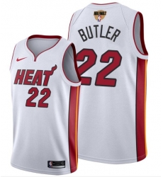 Men's Miami Heat #22 Jimmy Butler White 2020 Finals Bound Association Edition Stitched NBA Jersey Men's Miami Heat #22 Jimmy Butler White 2020 Finals Bound Association Edition Stitched NBA Jersey