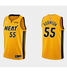 Men's Miami Heat #55 Duncan Robinson 2021 Earned Edition Stitched NBA Jersey Men's Miami Heat #55 Duncan Robinson 2021 Earned Edition Stitched NBA Jersey