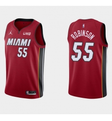 Men's Miami Heat #55 Duncan Robinson Red Stitched NBA Jersey Men's Miami Heat #55 Duncan Robinson Red Stitched NBA Jersey