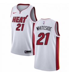 Mens Nike Miami Heat 21 Hassan Whiteside Authentic NBA Jersey Association Edition Mens Nike Miami Heat 21 Hassan Whiteside Authentic NBA Jersey Association Edition