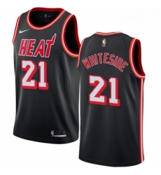 Mens Nike Miami Heat 21 Hassan Whiteside Swingman Black Black Fashion Hardwood Classics NBA Jersey Mens Nike Miami Heat 21 Hassan Whiteside Swingman Black Black Fashion Hardwood Classics NBA Jersey
