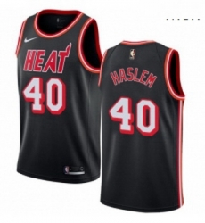 Mens Nike Miami Heat 40 Udonis Haslem Authentic Black Black Fashion Hardwood Classics NBA Jersey Mens Nike Miami Heat 40 Udonis Haslem Authentic Black Black Fashion Hardwood Classics NBA Jersey