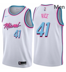 Mens Nike Miami Heat 41 Glen Rice Authentic White NBA Jersey City Edition Mens Nike Miami Heat 41 Glen Rice Authentic White NBA Jersey City Edition