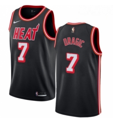 Mens Nike Miami Heat 7 Goran Dragic Authentic Black Black Fashion Hardwood Classics NBA Jersey Mens Nike Miami Heat 7 Goran Dragic Authentic Black Black Fashion Hardwood Classics NBA Jersey