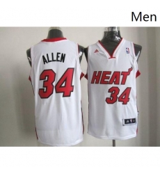 Revolution 30 Heat 34 Ray Allen White Stitched NBA Jersey Revolution 30 Heat 34 Ray Allen White Stitched NBA Jersey