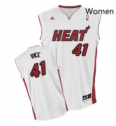 Womens Adidas Miami Heat 41 Glen Rice Swingman White Home NBA Jersey Womens Adidas Miami Heat 41 Glen Rice Swingman White Home NBA Jersey