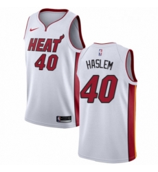 Womens Nike Miami Heat 40 Udonis Haslem Swingman NBA Jersey Association Edition Womens Nike Miami Heat 40 Udonis Haslem Swingman NBA Jersey Association Edition