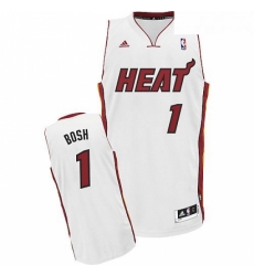 Youth Adidas Miami Heat 1 Chris Bosh Swingman White Home NBA Jersey Youth Adidas Miami Heat 1 Chris Bosh Swingman White Home NBA Jersey