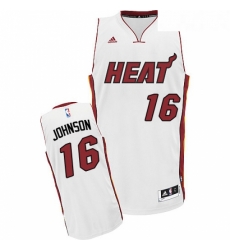 Youth Adidas Miami Heat 16 James Johnson Swingman White Home NBA Jersey Youth Adidas Miami Heat 16 James Johnson Swingman White Home NBA Jersey