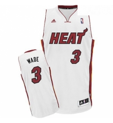 Youth Adidas Miami Heat 3 Dwyane Wade Swingman White Home NBA Jersey Youth Adidas Miami Heat 3 Dwyane Wade Swingman White Home NBA Jersey