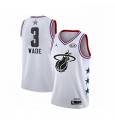 Youth Miami Heat 3 Dwyane Wade Swingman White 2019 All Star Game Basketball Jersey Youth Miami Heat 3 Dwyane Wade Swingman White 2019 All Star Game Basketball Jersey