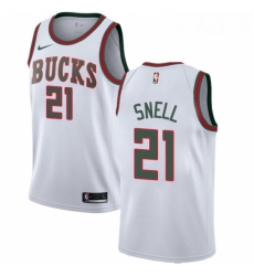 Mens Nike Milwaukee Bucks 21 Tony Snell Swingman White Fashion Hardwood Classics NBA Jersey Mens Nike Milwaukee Bucks 21 Tony Snell Swingman White Fashion Hardwood Classics NBA Jersey