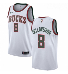 Mens Nike Milwaukee Bucks 8 Matthew Dellavedova Authentic White Fashion Hardwood Classics NBA Jersey Mens Nike Milwaukee Bucks 8 Matthew Dellavedova Authentic White Fashion Hardwood Classics NBA Jersey